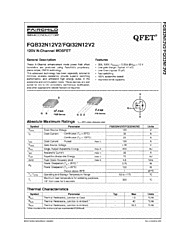 DataSheet FQI32N12V2 pdf